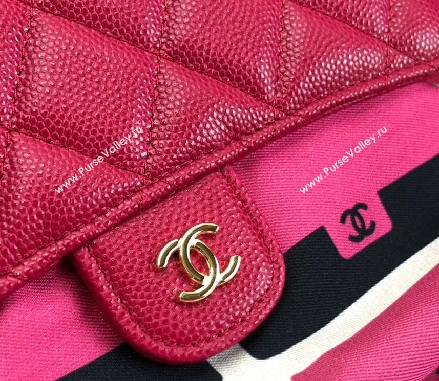 Chanel Printed Fabric Foldable Shopping Bag AP2095 Pink 2021 (JY-21101235)