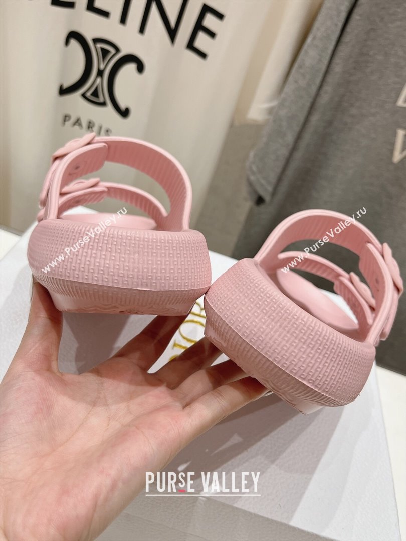 Dior Rubber Slide Sandals D717021 Pink 2024 (MD-24071721)