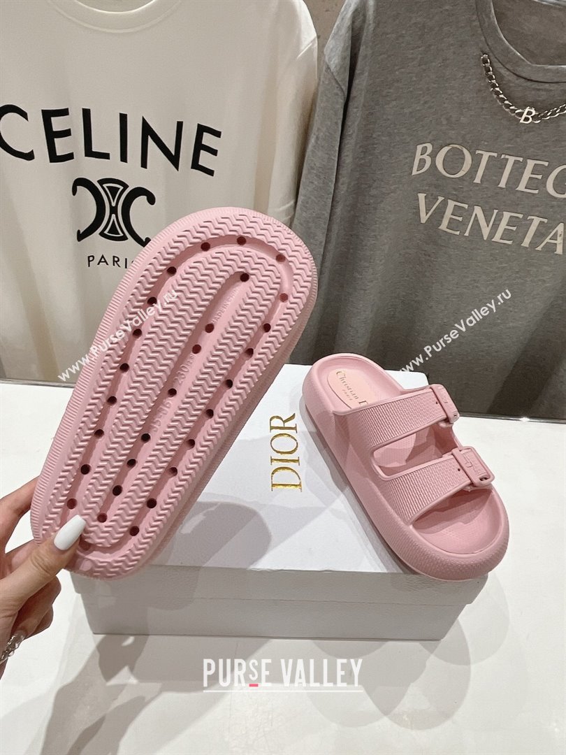 Dior Rubber Slide Sandals D717021 Pink 2024 (MD-24071721)