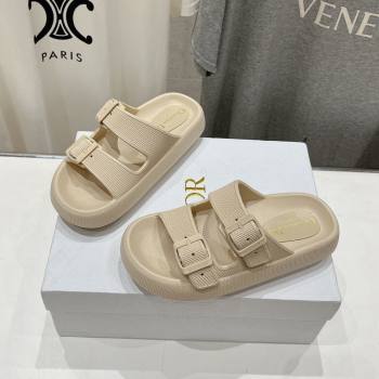 Dior Rubber Slide Sandals D71726 Beige 2024 (MD-24071726)