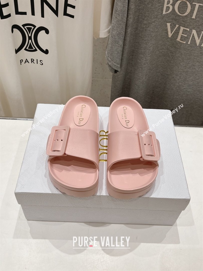 Dior Rubber Slide Sandals D71727 Pink 2024 (MD-24071727)