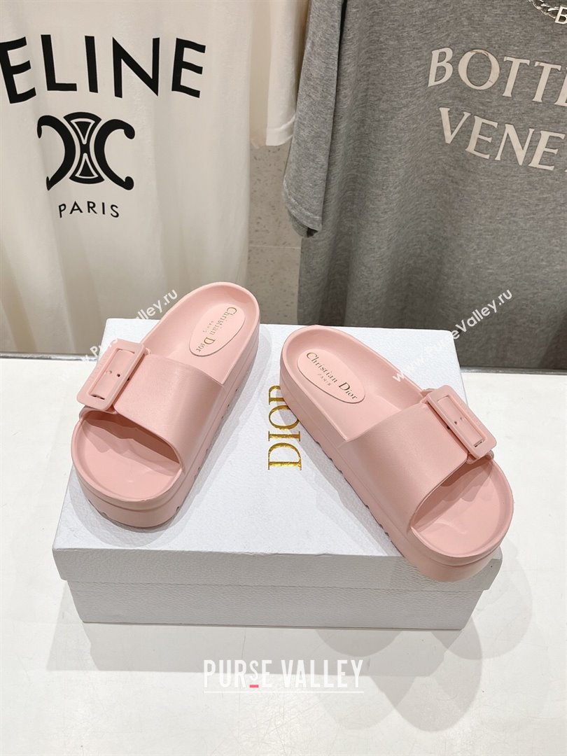 Dior Rubber Slide Sandals D71727 Pink 2024 (MD-24071727)