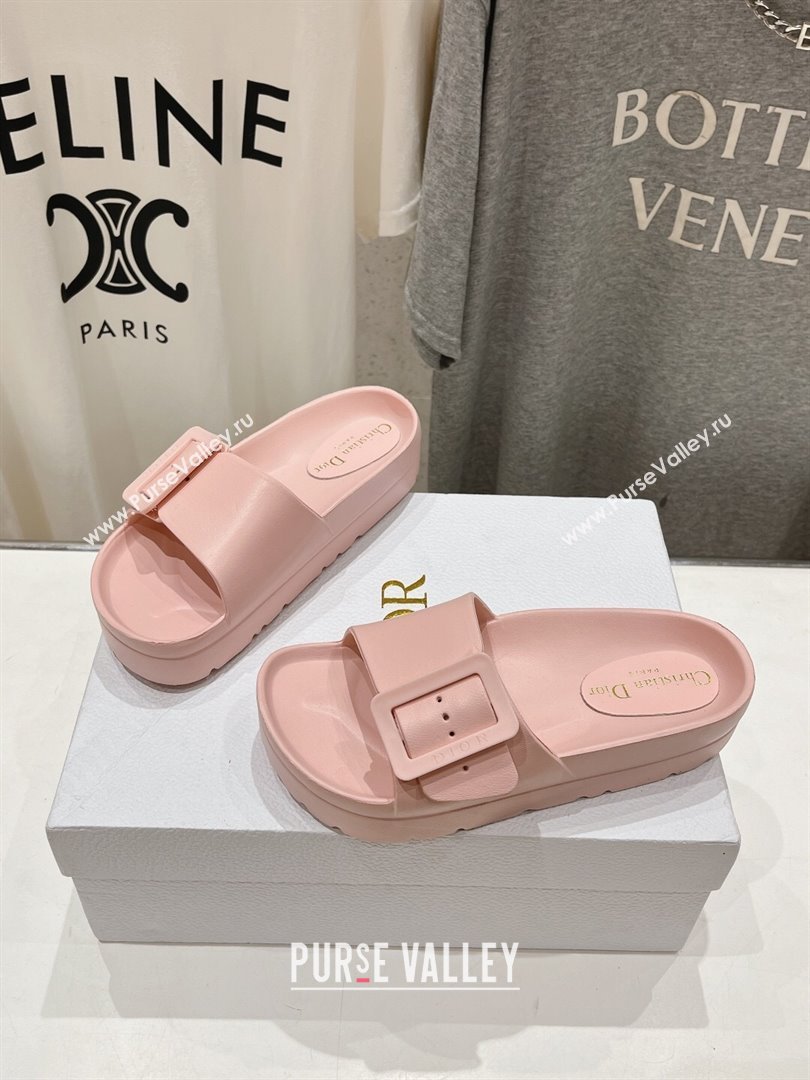 Dior Rubber Slide Sandals D71727 Pink 2024 (MD-24071727)