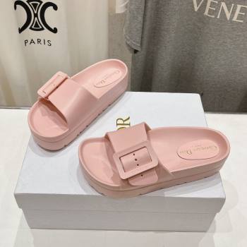 Dior Rubber Slide Sandals D71727 Pink 2024 (MD-24071727)