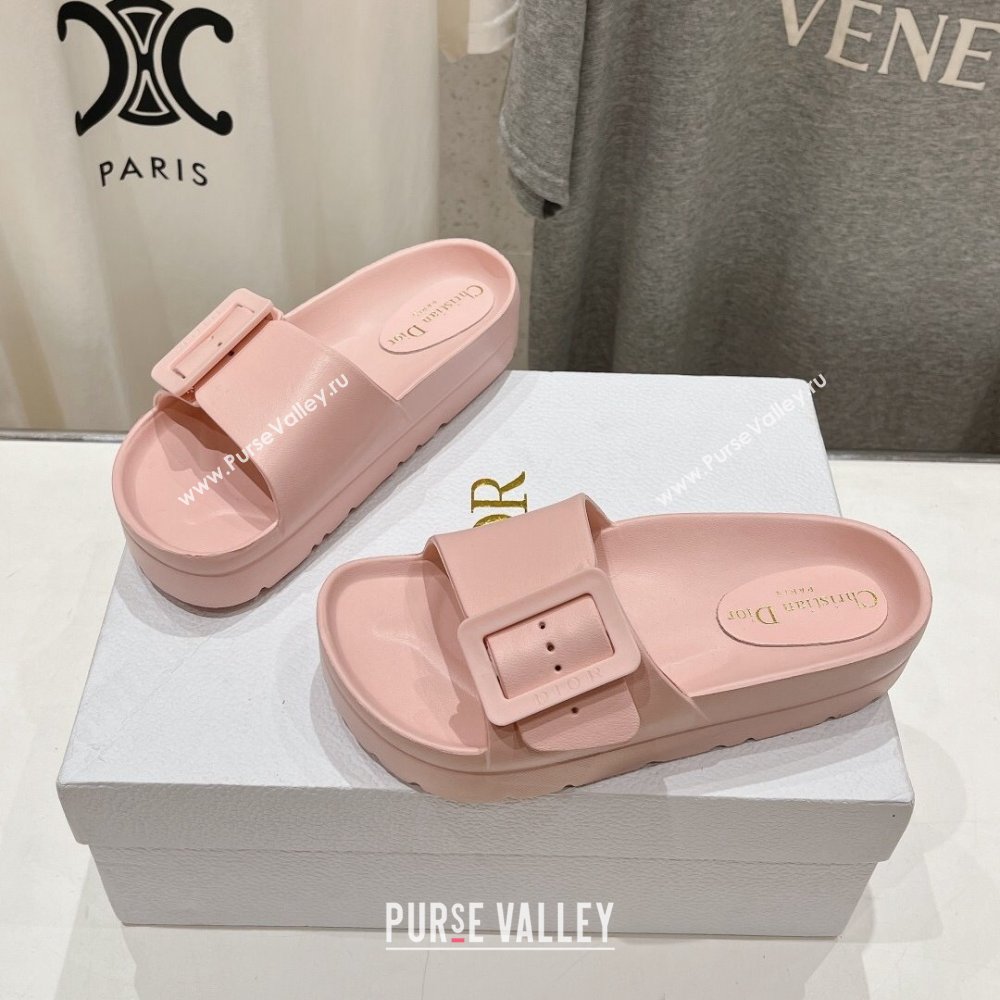 Dior Rubber Slide Sandals D71727 Pink 2024 (MD-24071727)