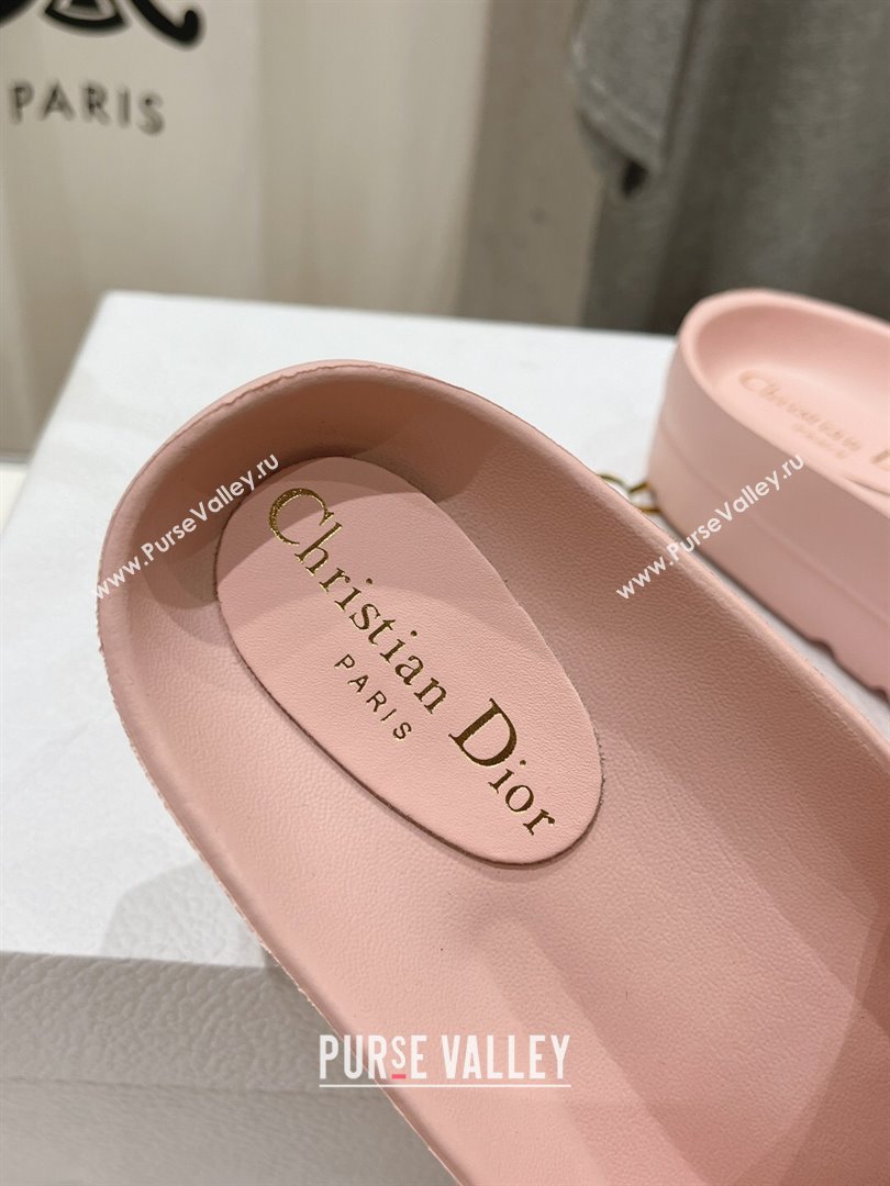 Dior Rubber Slide Sandals D71727 Pink 2024 (MD-24071727)