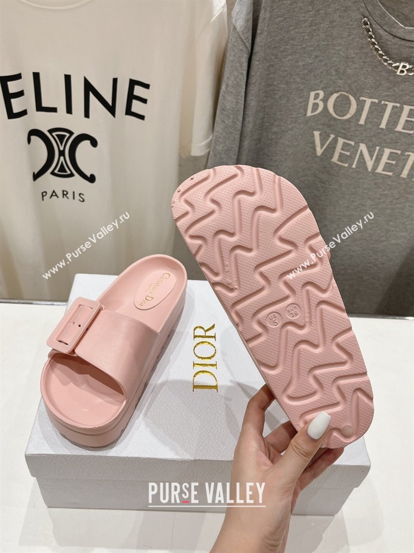 Dior Rubber Slide Sandals D71727 Pink 2024 (MD-24071727)