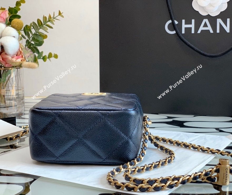 Chanel Iridescent Grained Calfskin Camera Bag AS2857 Black 2021 (JY-21101240)