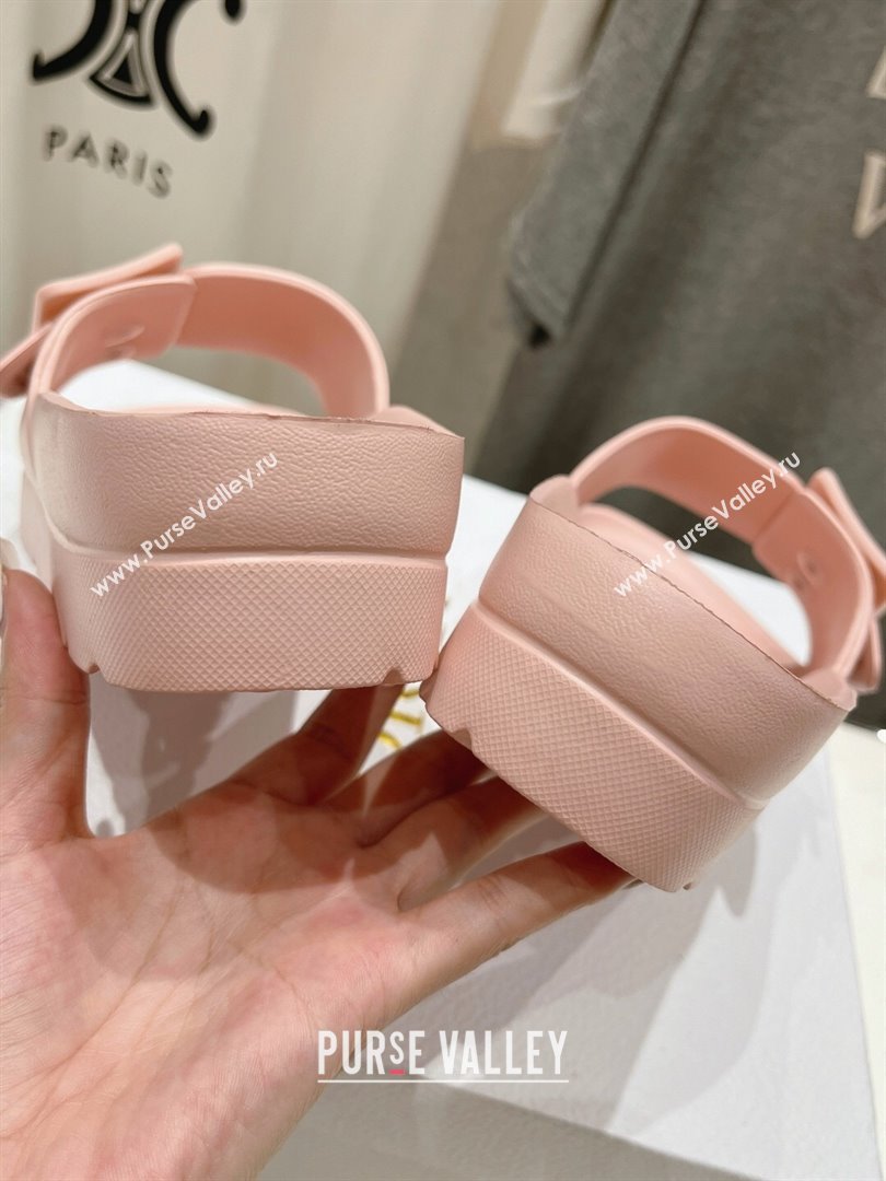 Dior Rubber Slide Sandals D71727 Pink 2024 (MD-24071727)