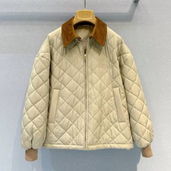 Miu Miu Padded Jacket M101720 Brown 2024 (Q-24101720)