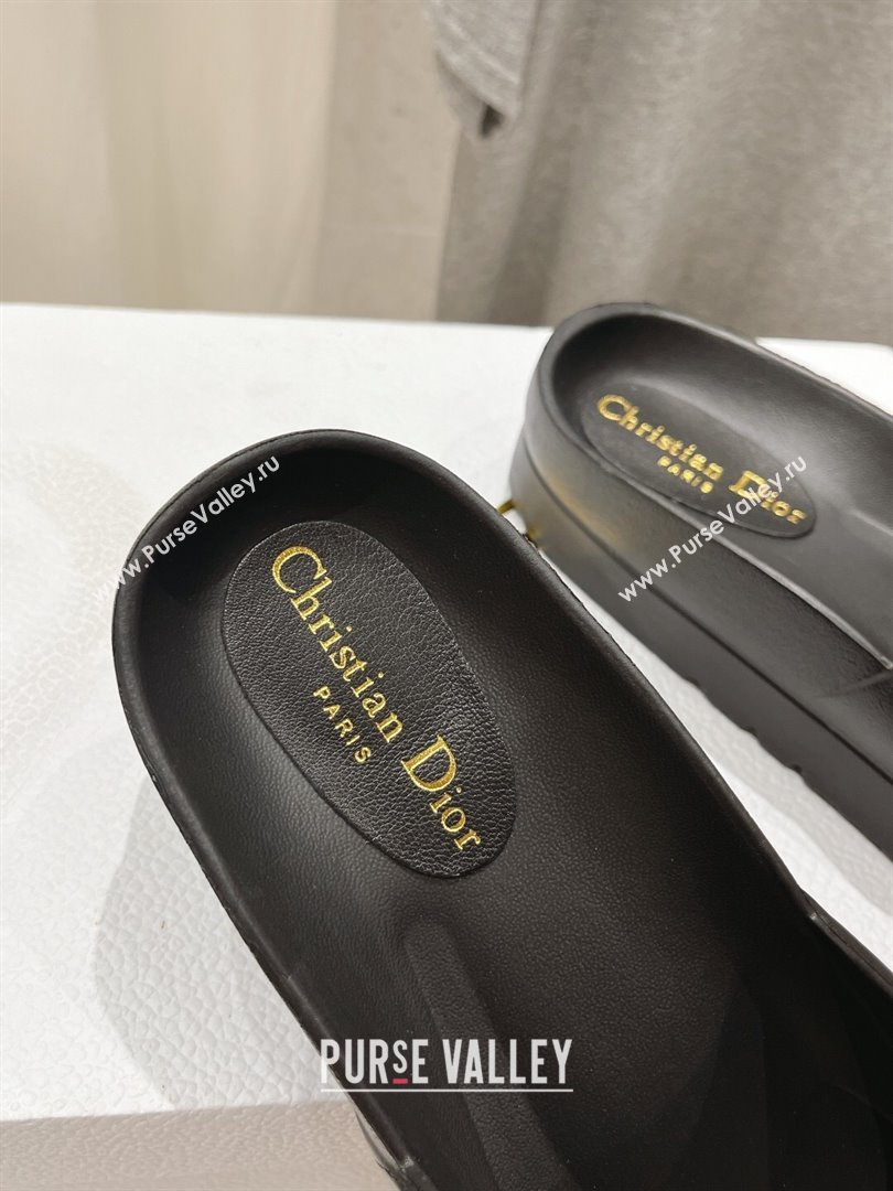 Dior Rubber Slide Sandals D71730 Black 2024 (MD-24071730)