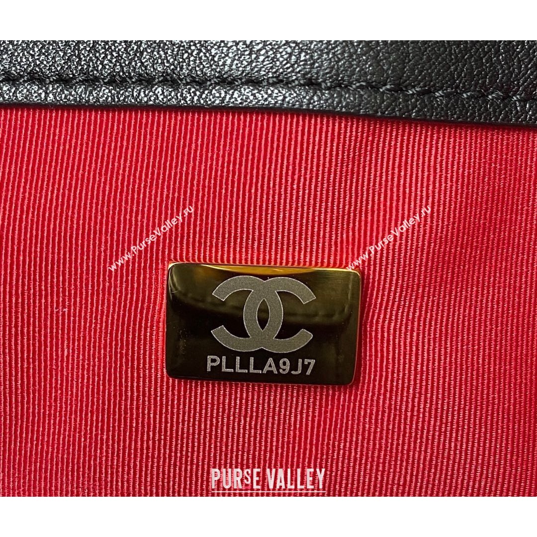 Chanel Calfskin Small Shopping Bag AS2752 Black 2021 (SSZ-21082827)