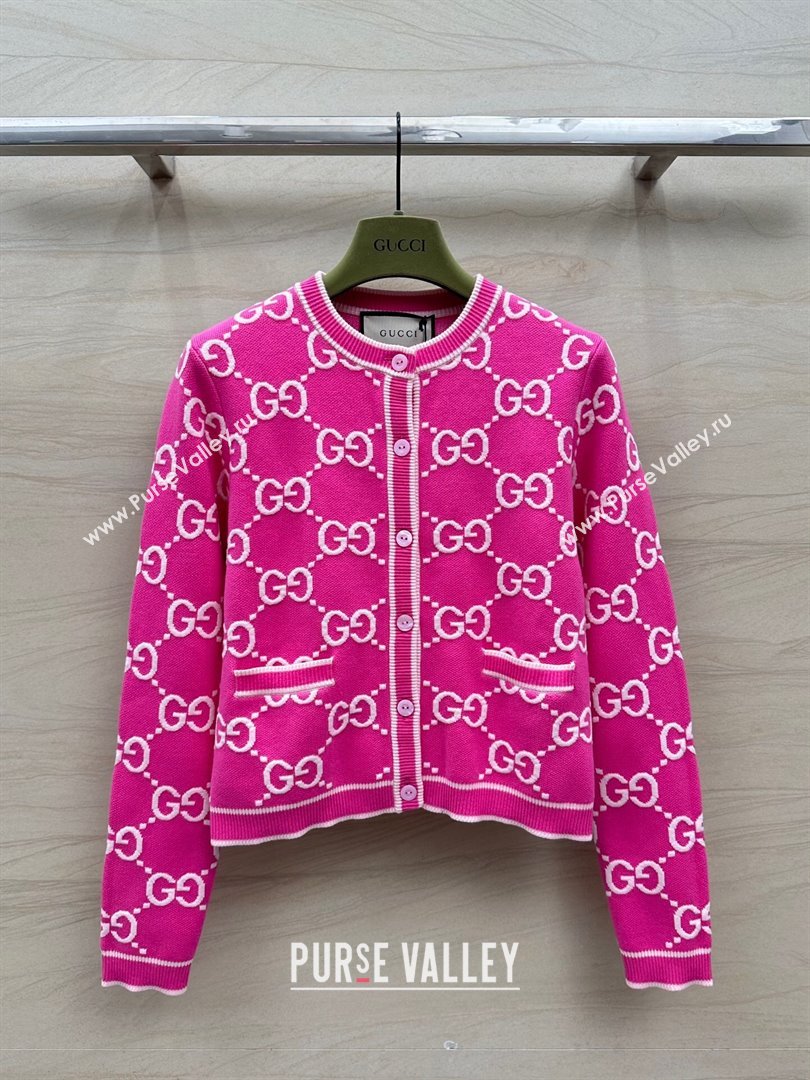 Gucci GG Cardigan G051735 Pink 2024 (Q-24051735)