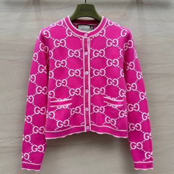 Gucci GG Cardigan G051735 Pink 2024 (Q-24051735)