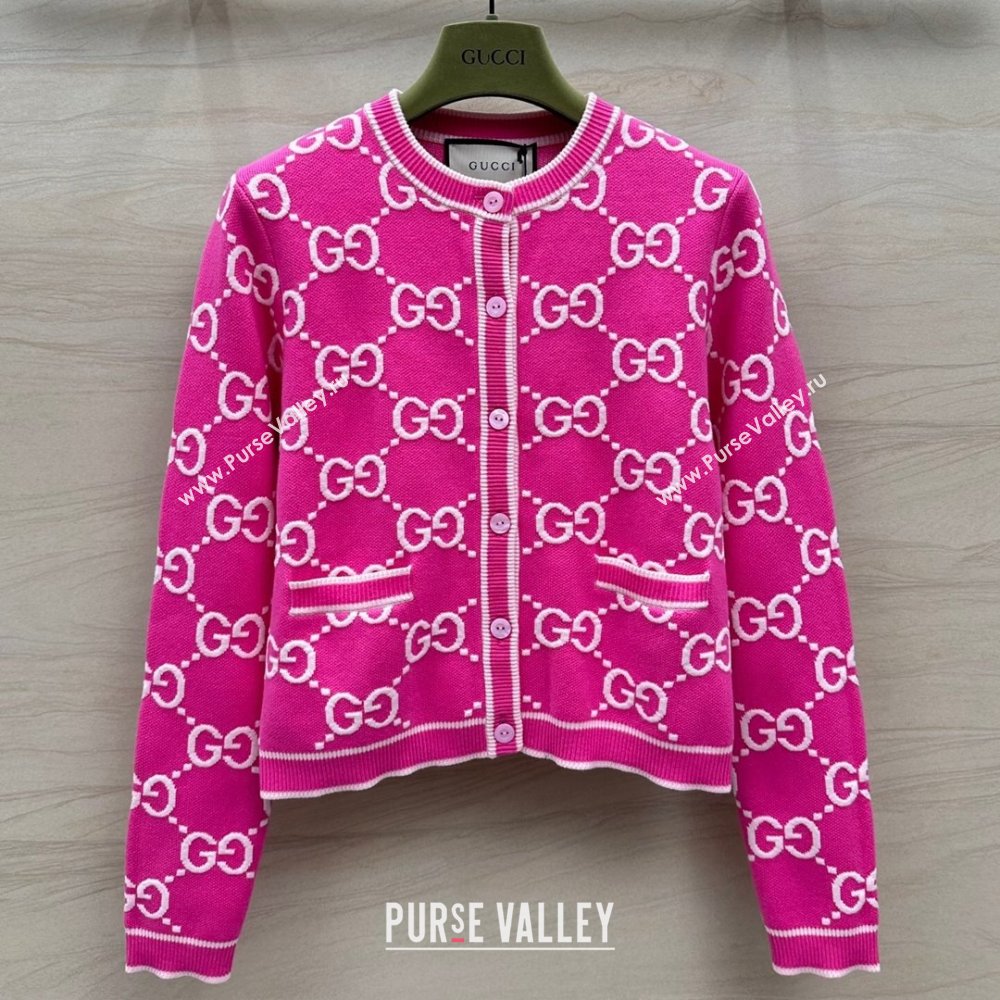 Gucci GG Cardigan G051735 Pink 2024 (Q-24051735)
