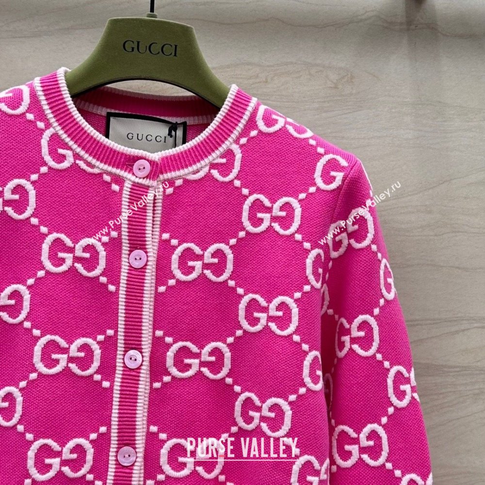 Gucci GG Cardigan G051735 Pink 2024 (Q-24051735)