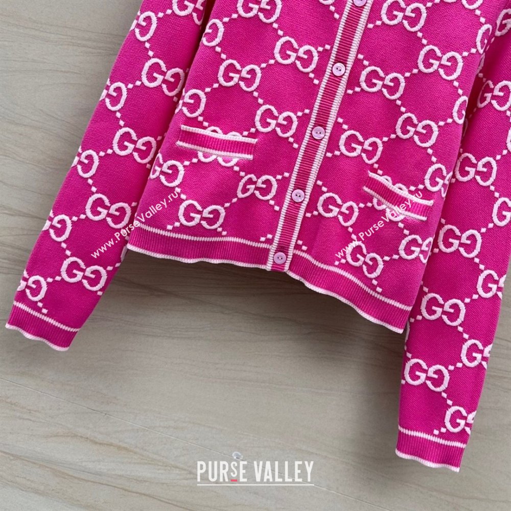 Gucci GG Cardigan G051735 Pink 2024 (Q-24051735)