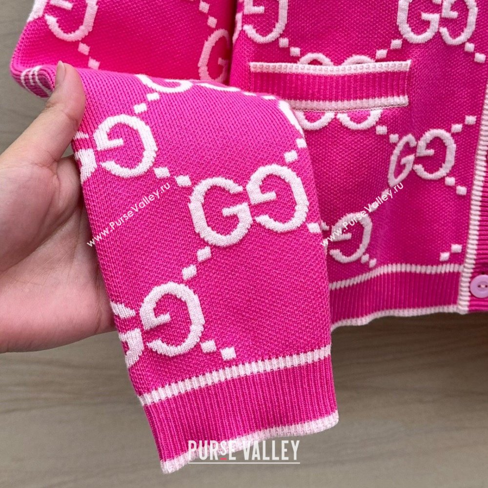 Gucci GG Cardigan G051735 Pink 2024 (Q-24051735)