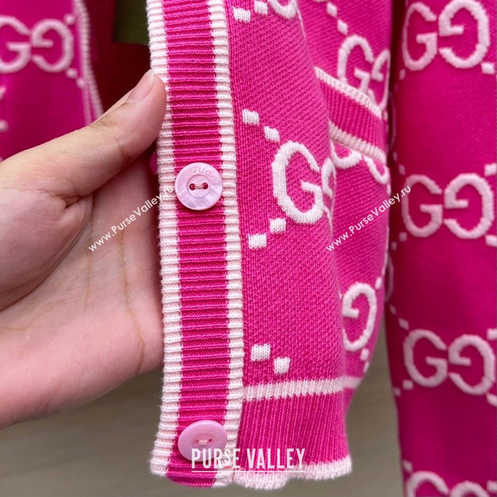 Gucci GG Cardigan G051735 Pink 2024 (Q-24051735)