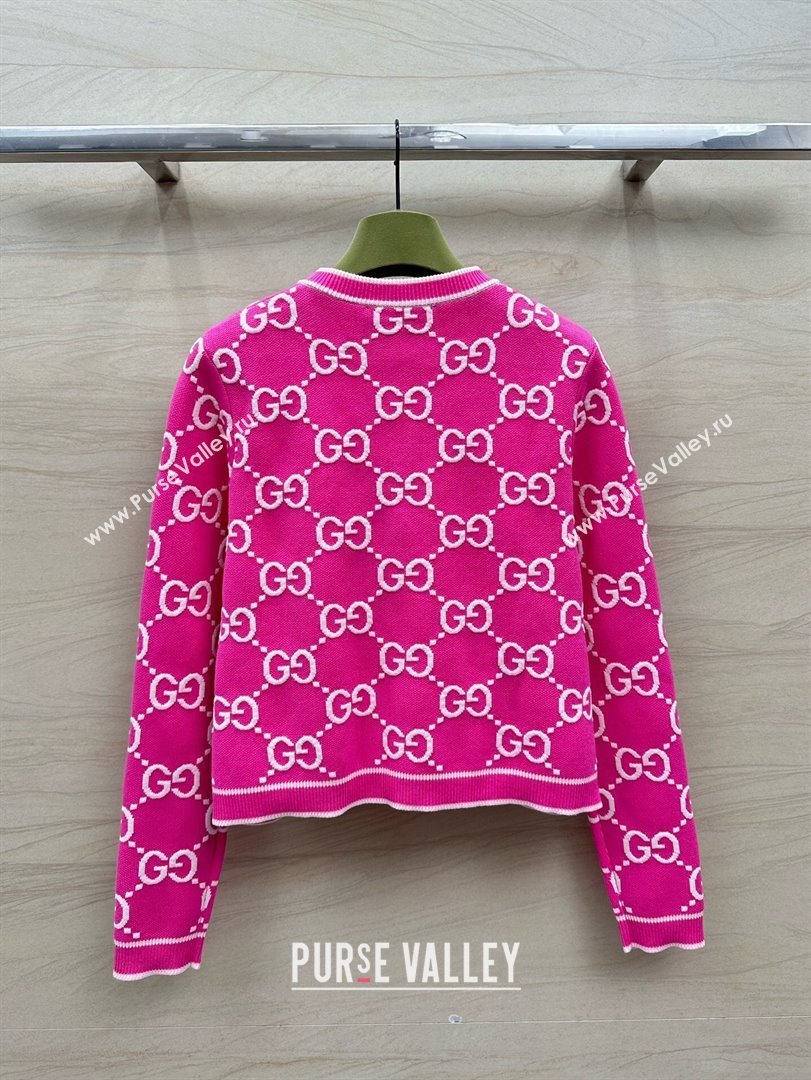 Gucci GG Cardigan G051735 Pink 2024 (Q-24051735)