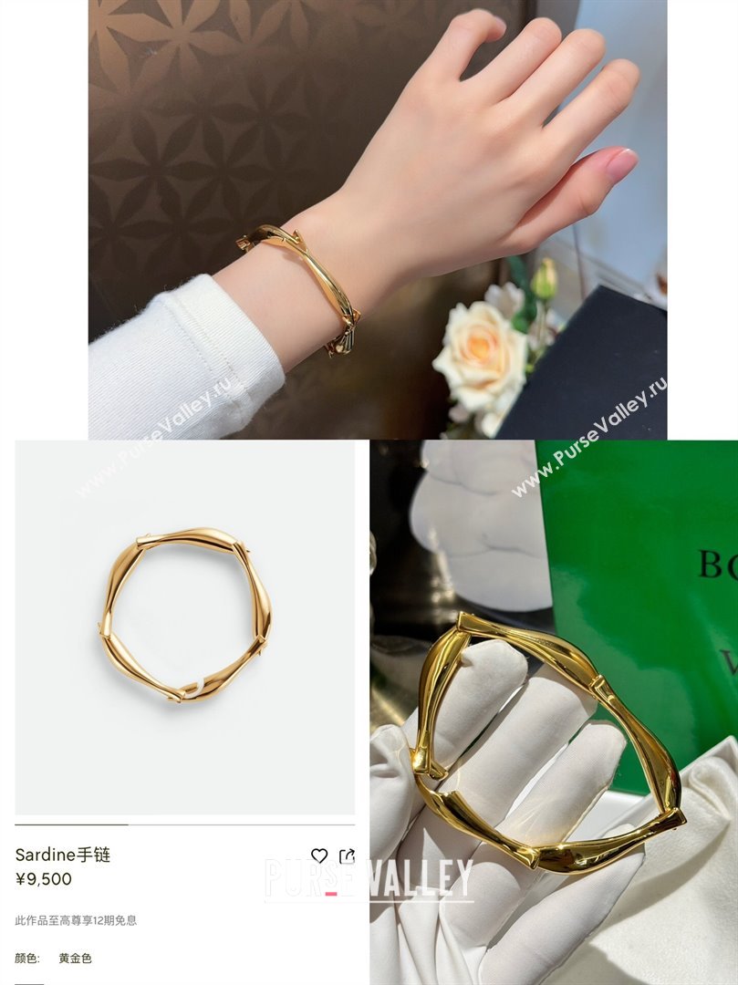 Bottega Veneta Bracelet BV12929 Gold 2024 (YF-24012929)