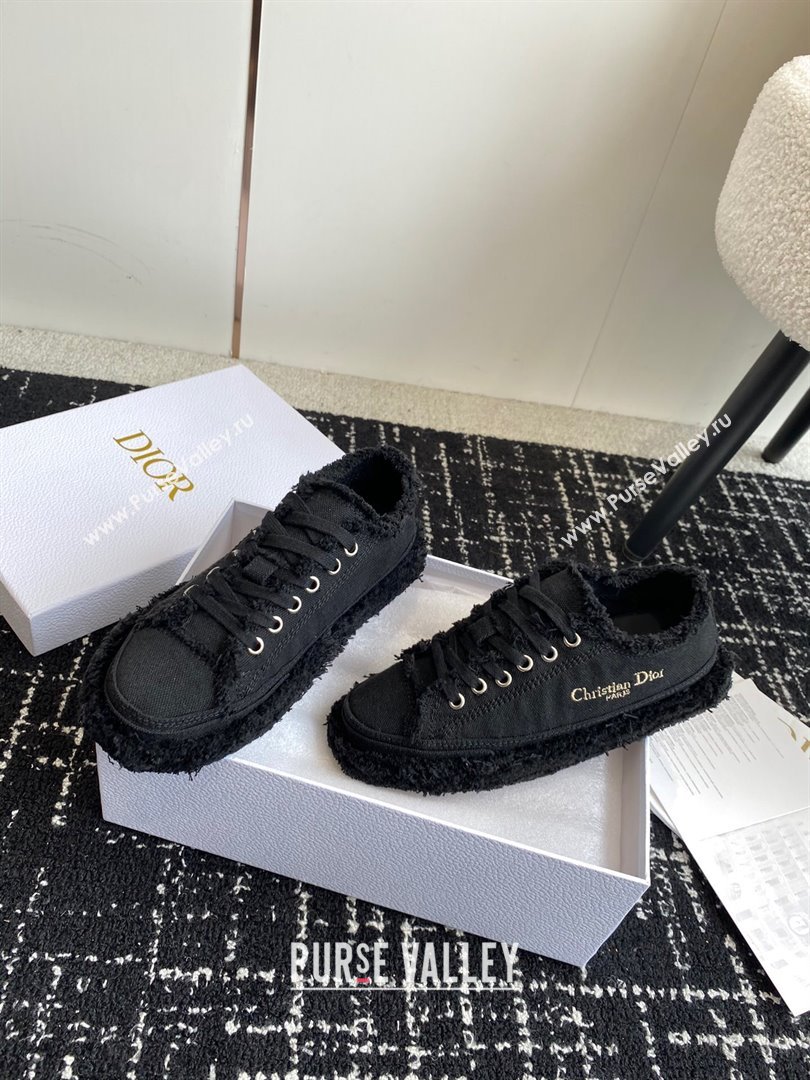 Dior WalknDior Sneakers in Fringe Cotton 2024 (KL-24070602)