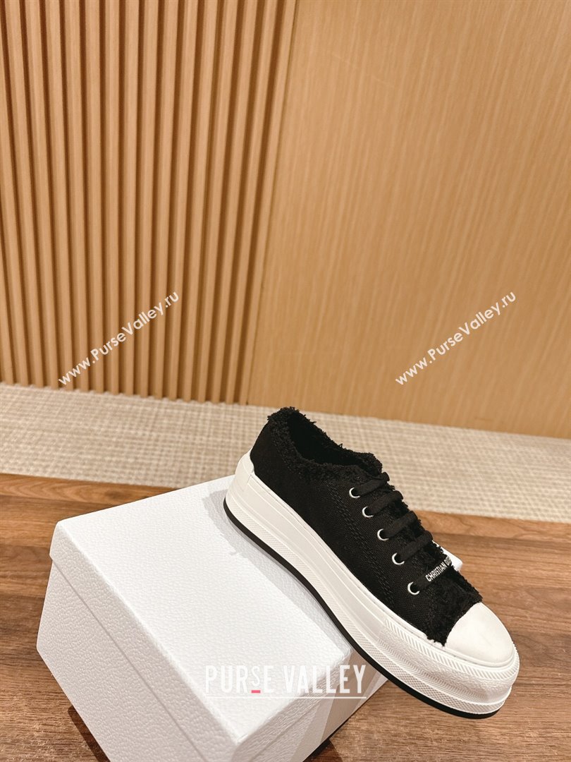 Dior WalknDior Sneakers with embroidery Logo Black 2024 (KL-24070603)