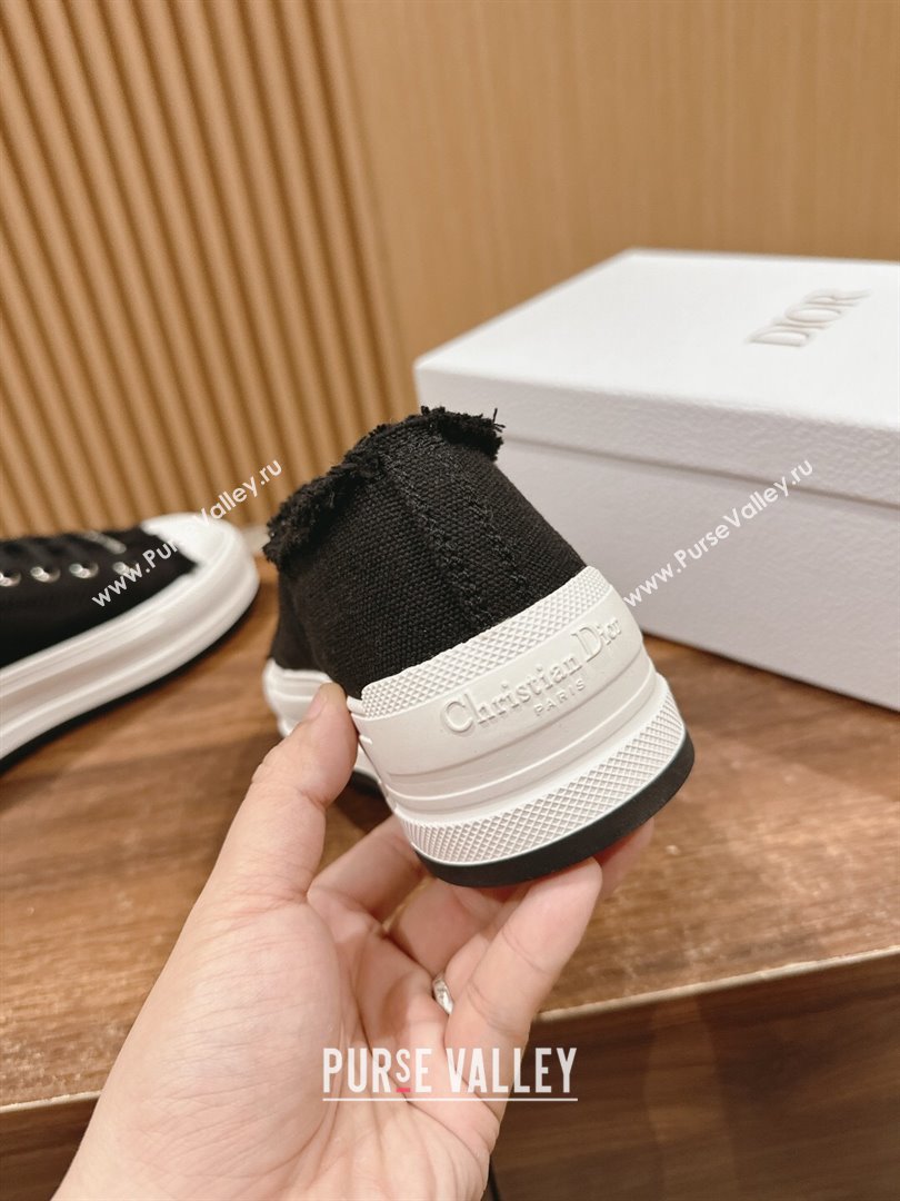 Dior WalknDior Sneakers with embroidery Logo Black 2024 (KL-24070603)