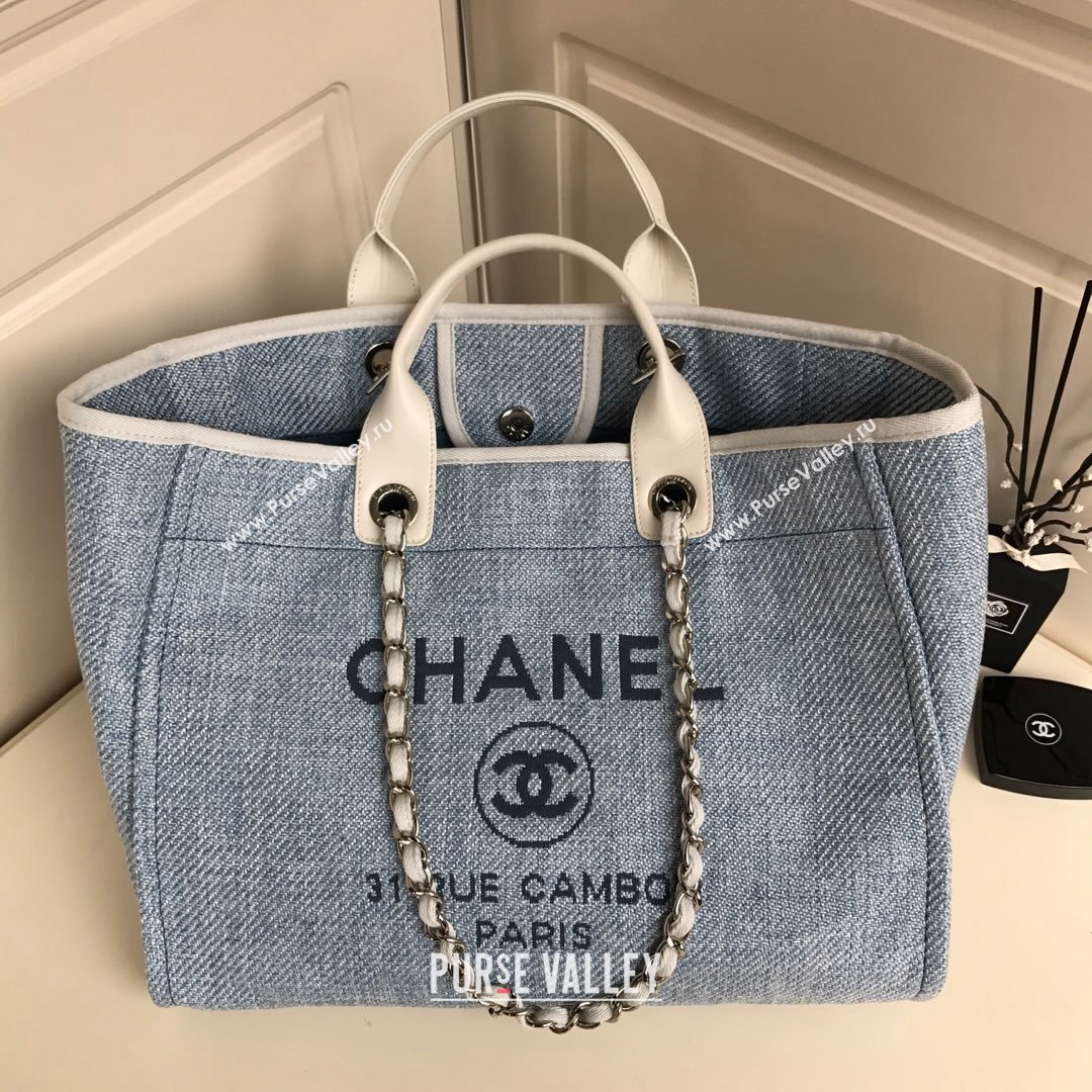Chanel Deauville Large Shopping Bag Gray 2021 03 (YD-21082832)