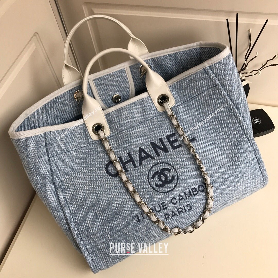 Chanel Deauville Large Shopping Bag Gray 2021 03 (YD-21082832)