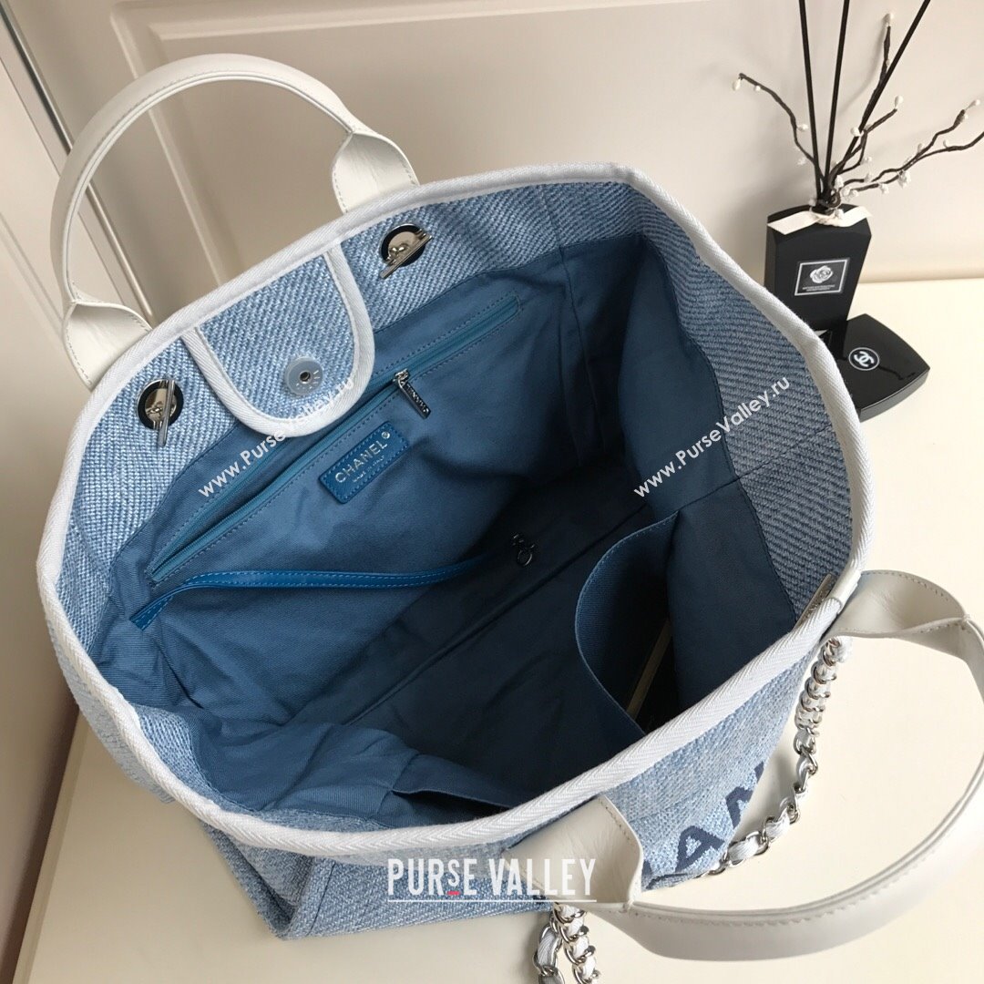 Chanel Deauville Large Shopping Bag Gray 2021 03 (YD-21082832)