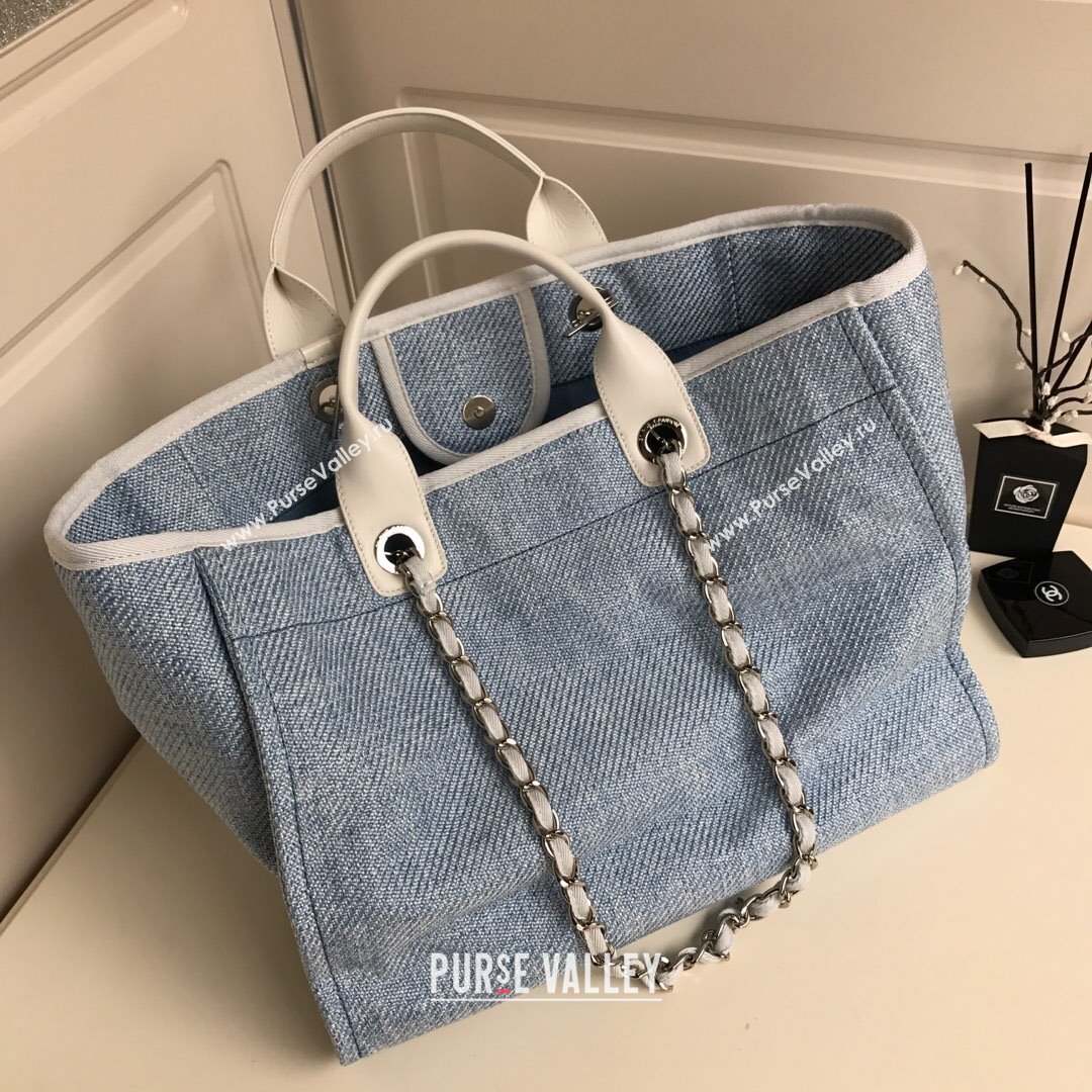 Chanel Deauville Large Shopping Bag Gray 2021 03 (YD-21082832)