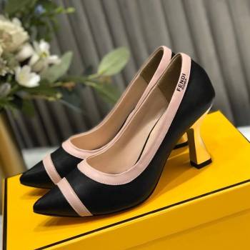 Fendi Colibri Calfskin Pumps 9.5cm Black 2020 (MD-20122146)