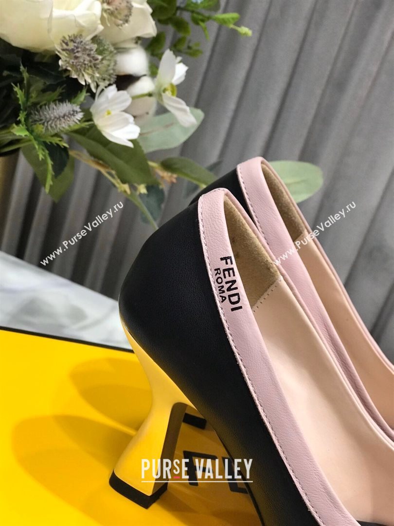 Fendi Colibri Calfskin Pumps 9.5cm Black 2020 (MD-20122146)