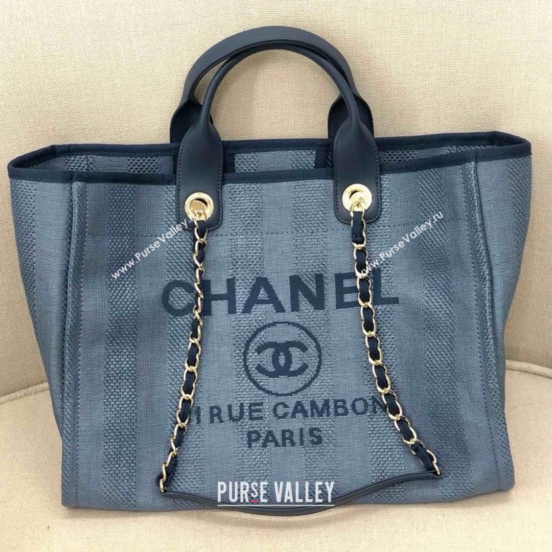 Chanel Deauville Large Shopping Bag Gray 2021 04 (YD-21082834)