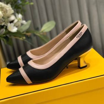 Fendi Colibri Calfskin Pumps 5.5cm Black 2020 (MD-20122147)