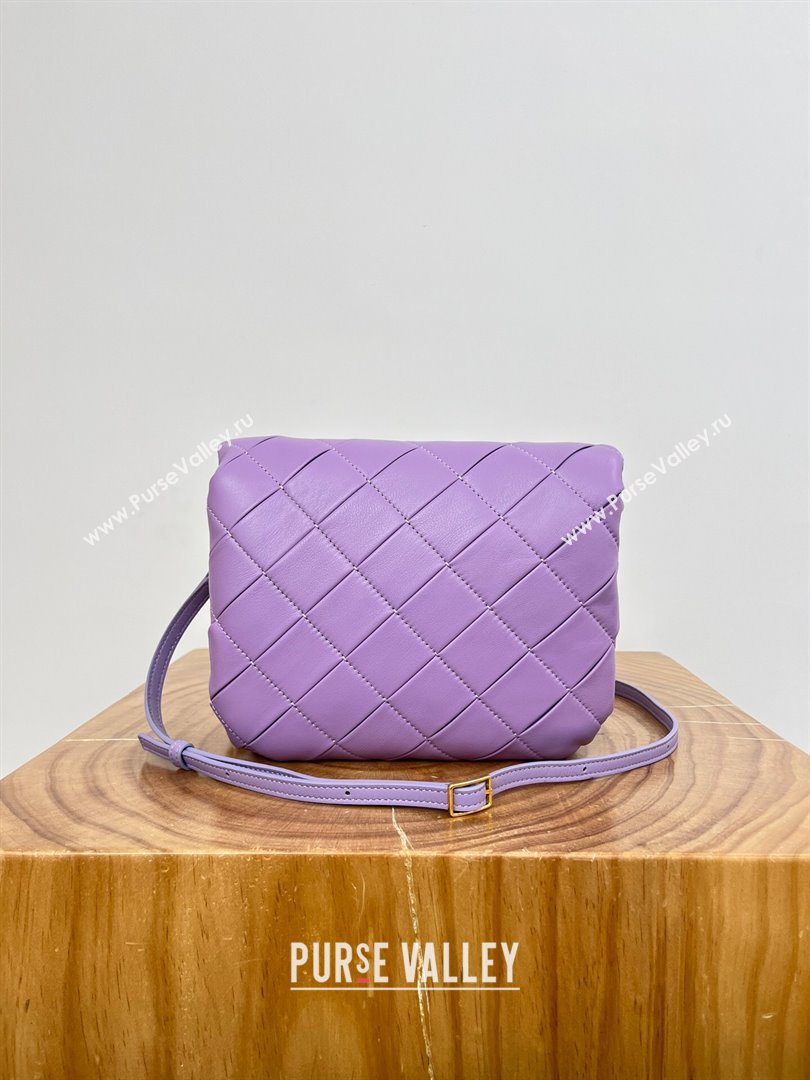 Loewe Puffer Goya in Pleated Shiny Nappa Lambskin 9076 Purple 2024 Top (KE-24090204)