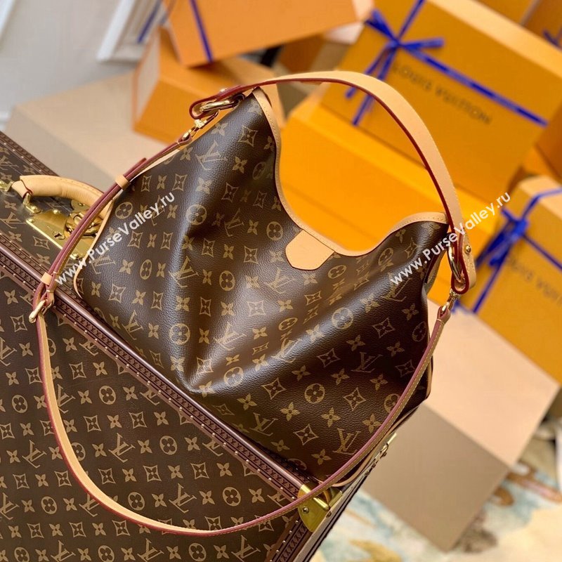 Louis Vuitton Graceful PM Monogram Canvas Hobo Bag M40352 2025 (KI-250212006)