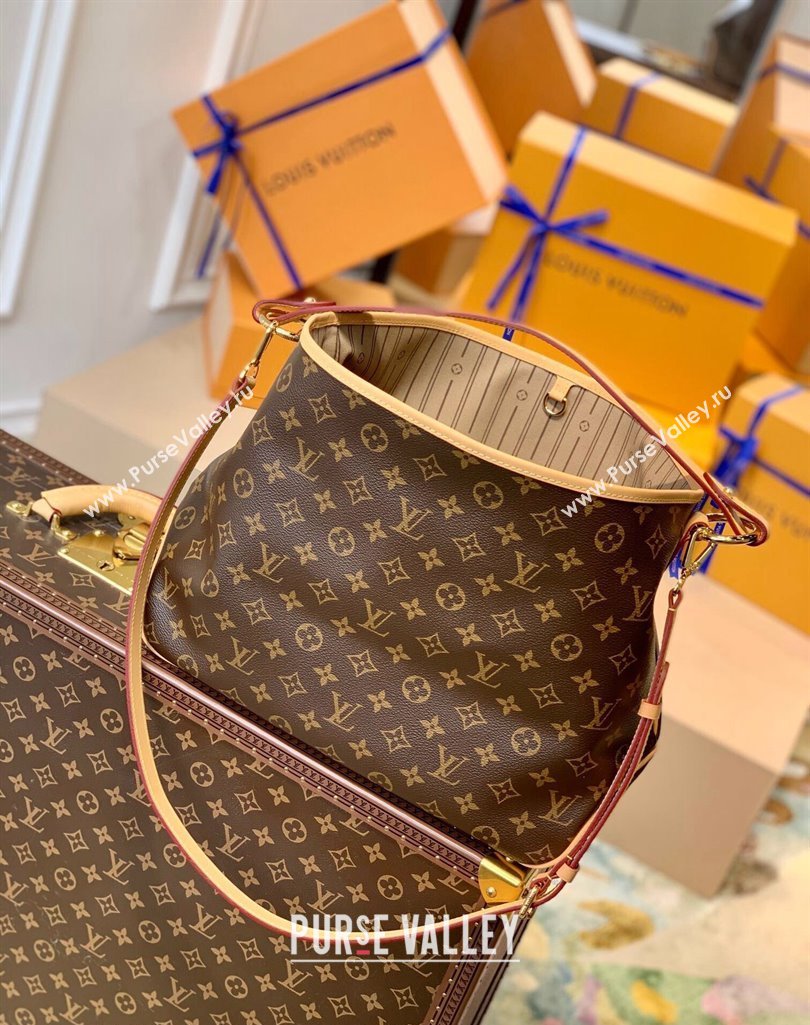 Louis Vuitton Graceful PM Monogram Canvas Hobo Bag M40352 2025 (KI-250212006)