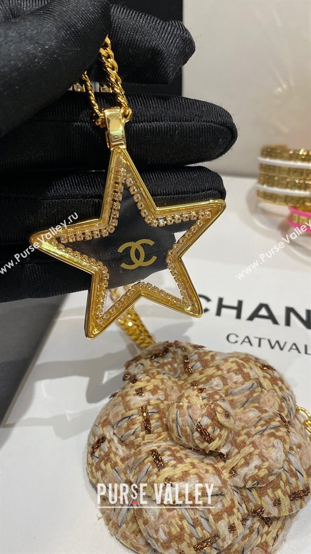 Chanel Star Chain Necklace CH12936 Gold 2024 (YF-24012936)