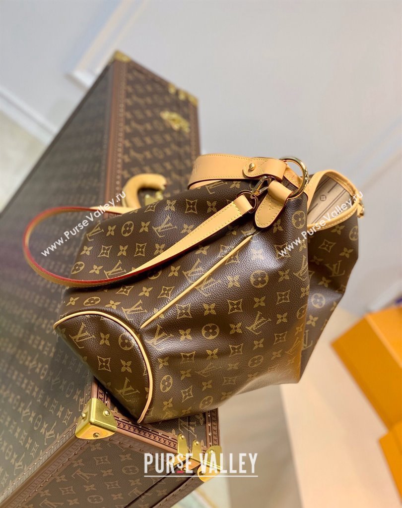 Louis Vuitton Graceful MM Monogram Canvas Hobo Bag M40353 2025 (KI-250212007)