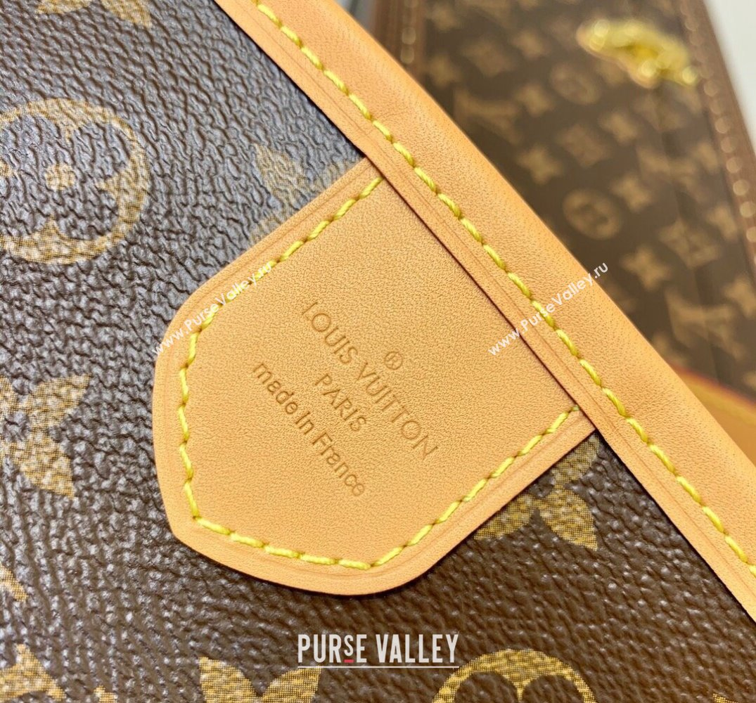Louis Vuitton Graceful MM Monogram Canvas Hobo Bag M40353 2025 (KI-250212007)