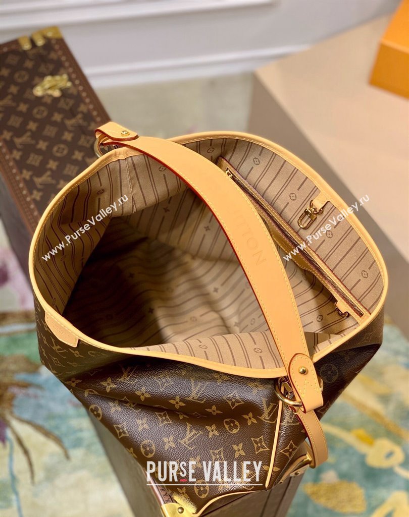 Louis Vuitton Graceful MM Monogram Canvas Hobo Bag M40353 2025 (KI-250212007)