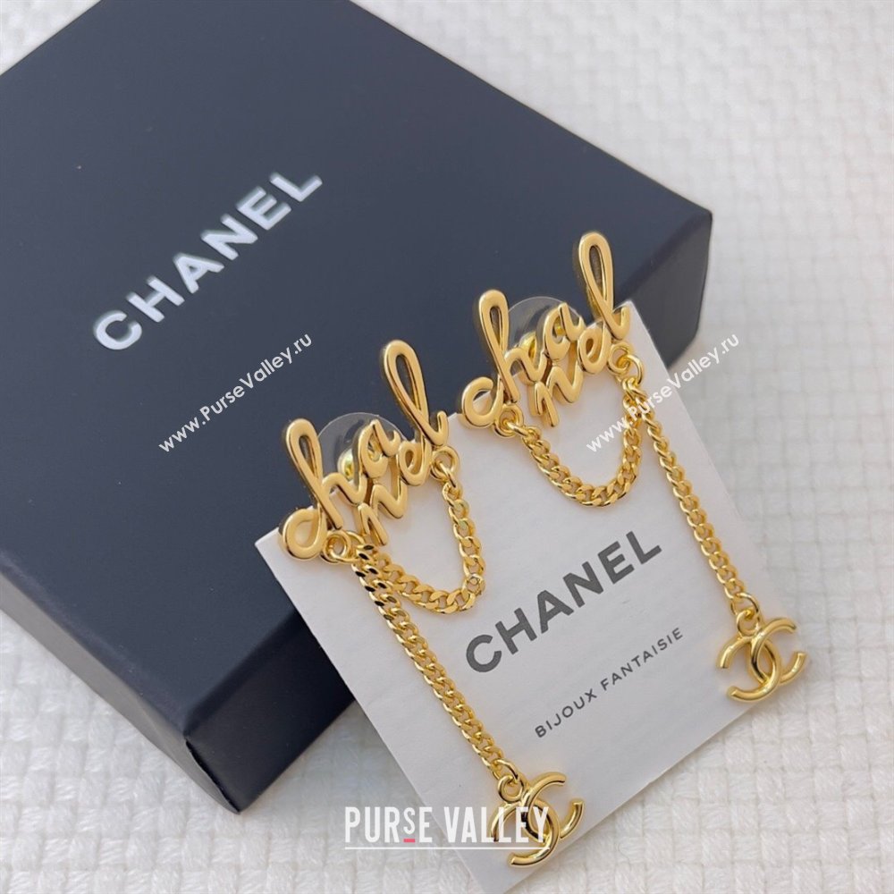 Chanel Earrings CH12940 Gold 2024 (YF-24012940)