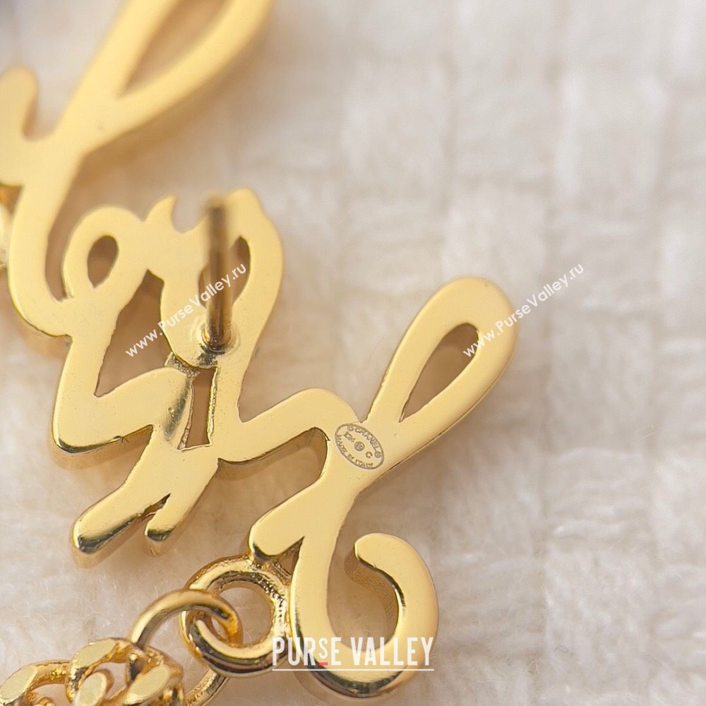 Chanel Earrings CH12940 Gold 2024 (YF-24012940)