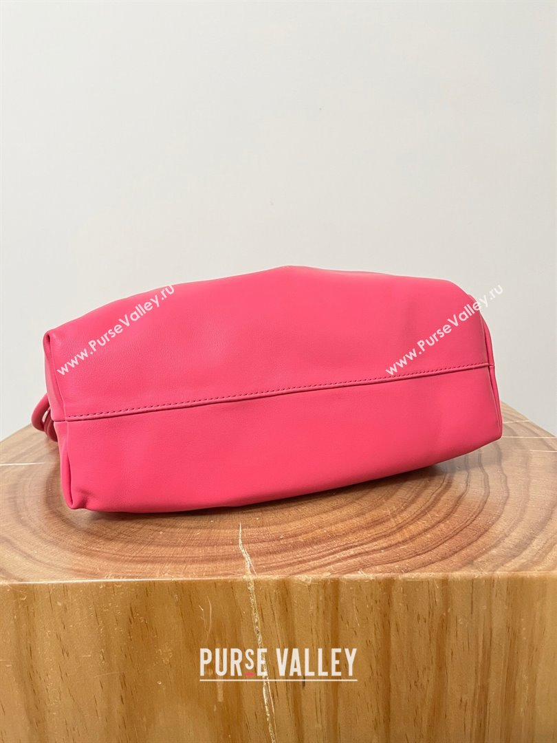 Loewe Medium Flamenco Purse in Mellow Nappa Lambskin 9057 Fluorescent Pink 2024 Top (KE-24090211)