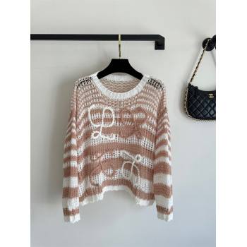 Loewe Mohair Sweater L71209 Brown 2024 (Q-24071209)