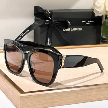 Saint Laurent Sunglasses SL M95 Black 01 2023 (A-23120811)