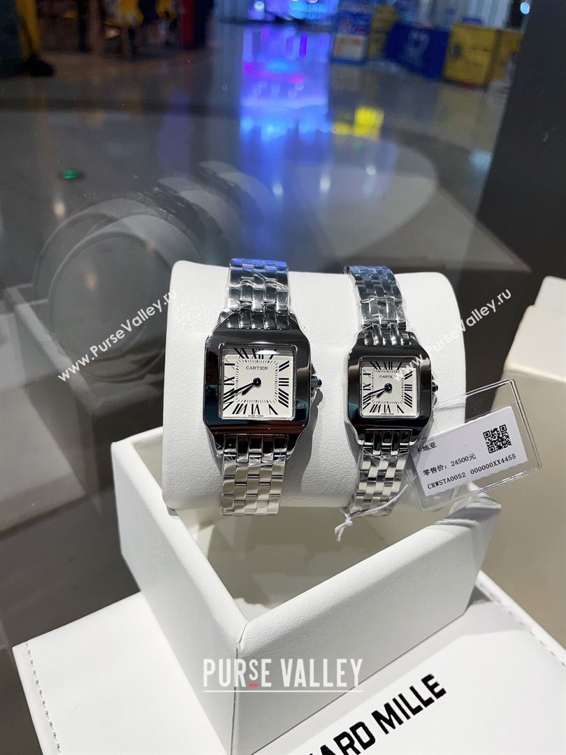 Cartier Quartz Watch C122318 Silver/White 2024 (XZ-24122318)