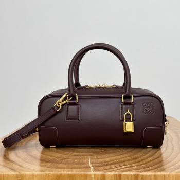 Loewe Amazona 23 Cropped Bag in Nappa Calfskin Dark Burgundy 2024 Top Quality (KEKE-24122413)